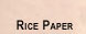 Rice Paper