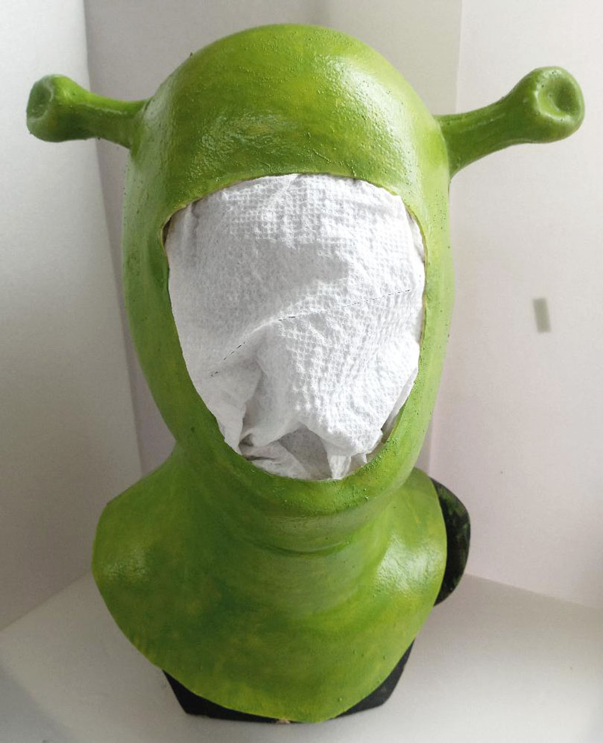 Foam Latex Monster Head Prosthetic Adult Green Foam Latex Monster Head Prosthetic Adult Green
