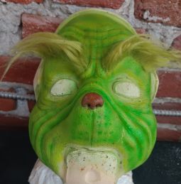Grinch Grouch Foam Latex Prosthetic Painted Animation Style