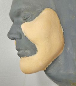 Shrek Super Hero Chin / Cheek Foam Latex Prosthetic