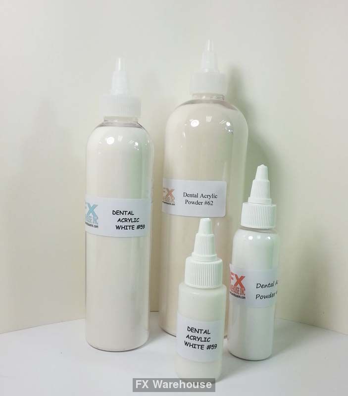 Dental Acrylic Powder White for Teeth