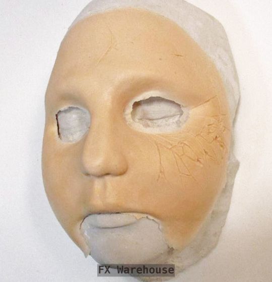 Cracked China Doll Face Latex